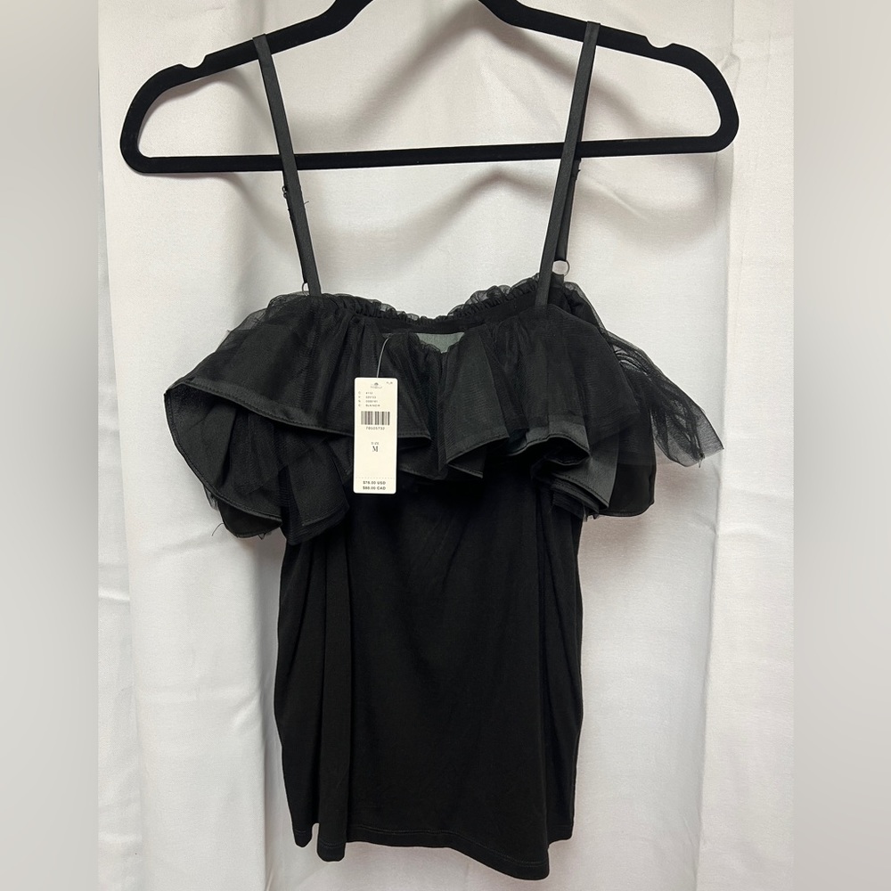 Sunday in Brooklyn Ruffled Off-The-Shoulder Top - Picture 5 of 12